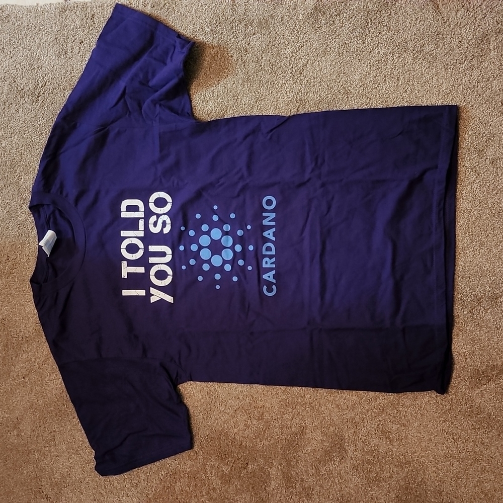 Purple cardano t-shirt
